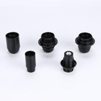 Soporte De Bombilla E27 Negro Auto-bloqueable Para Luz LED Capa De Bakelite Soporte De Bombilla Para Piso Y Escritorio - details 2