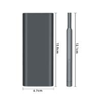 BARAC Juego de puntas magnéticas para atornillador, Destornillador, set de 24 brocas de precisión para DIY, herramientas mini para reparación de teléfono, PC, hogar inteligente, con funda - details 2