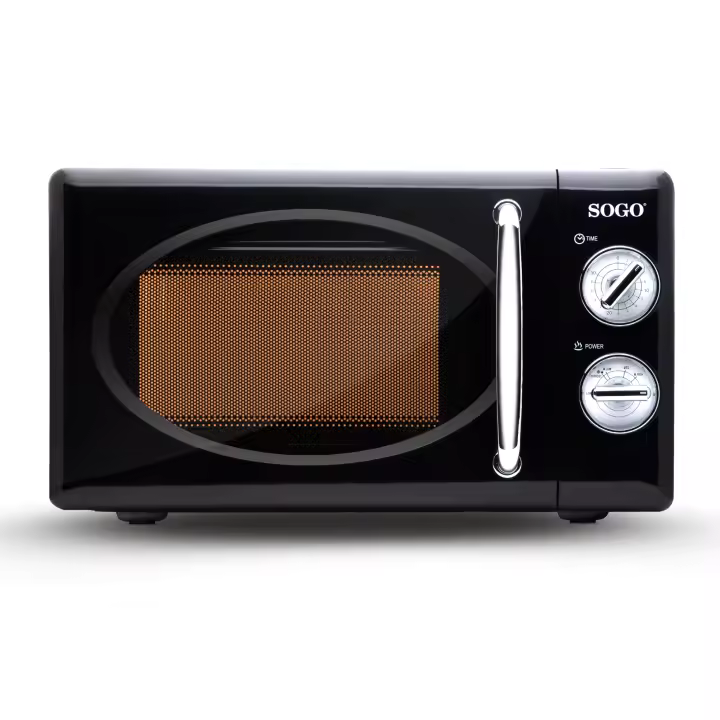 Microondas Sogo Sin Grill Retro - 20L - 700W - Negro - 1