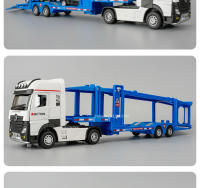 Modelo De Coche De Transporte De Ingeniería a Escala 1/32 Con Doble Capa Juguete De Aleación De Metal Para Niños Con Función De Retroceso Y Sonido Luz Regalo Para Niños - details 7