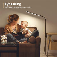 Lámpara De Escritorio LED Doble Cabeza Para Oficina Y Hogar Con 3 Modos De Color Y 10 Niveles De Iluminación Protector De Ojos - details 2