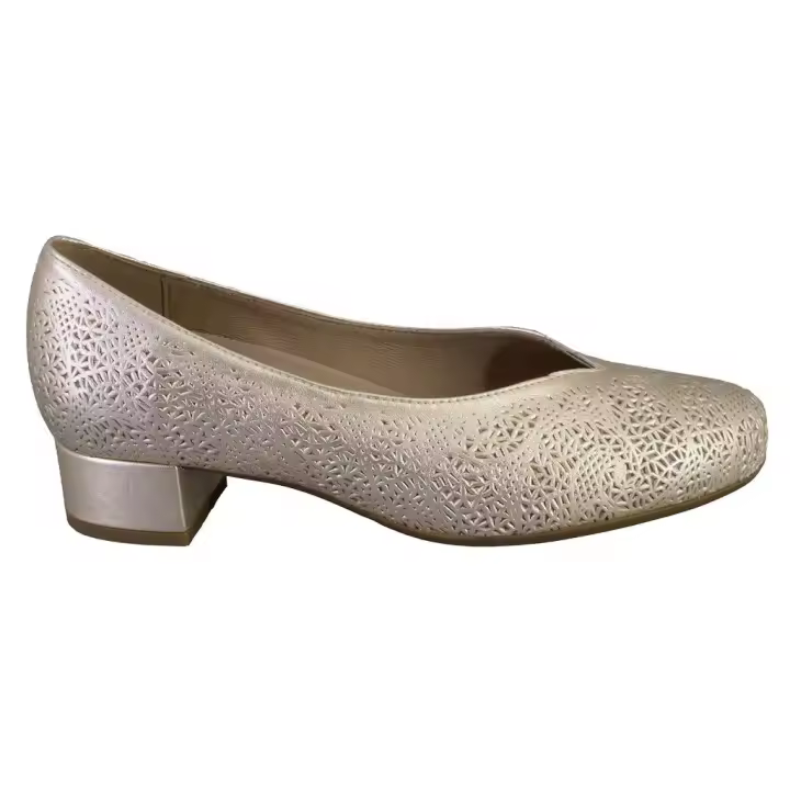 DCHICAS 2743 Zapatos de mujer platino PIEL 523 - 1