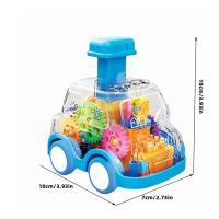 Juguete De Coche Con Engrosado Inercia Rebound Y Rompecabezas Transparente Para Niños Edad 4-12 Años Juego Educativo De Desarrollo Físico Y Mental - details 5
