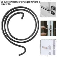 10pcs Resorte De Repuesto Para Manija De Puerta 33mm Resorte De Torcimiento Para Cerradura De Manilla Interna Sección Plana De Acero Inoxidable Para Reparación Y Metalworking - details 2