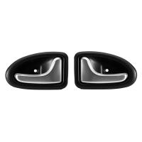 Manija De Puerta Interior Para Coche Mate Plata Adecuada Para Renault Clio 2000-2009 Izquierda Y Derecha Compatible Con 2/3-4/5 PUertas - details 5