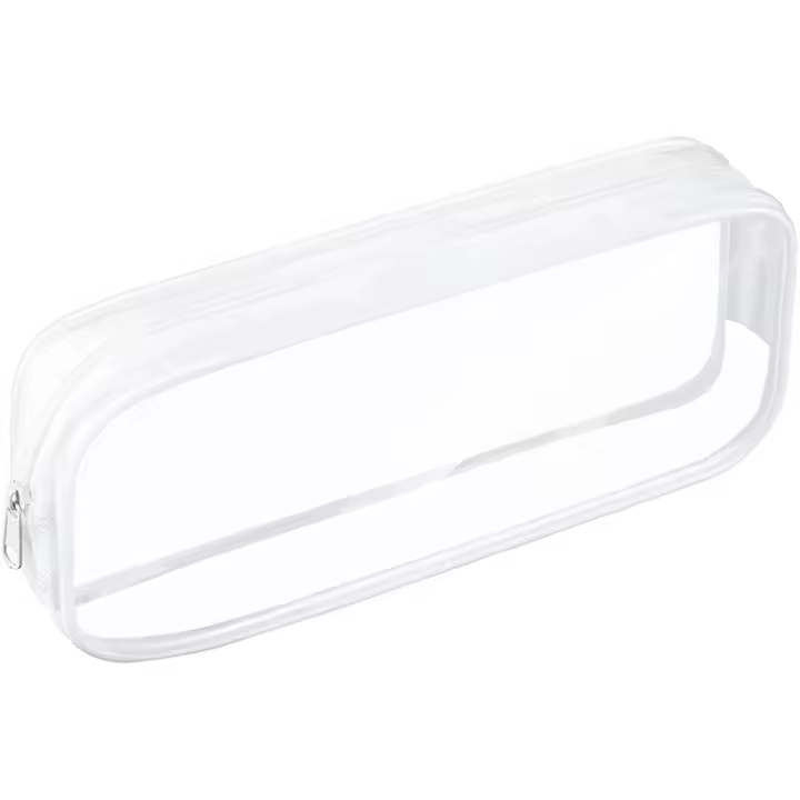 Bolsa de Cosméticos impermeable with Cremallera de PVC (Blanco) - 1