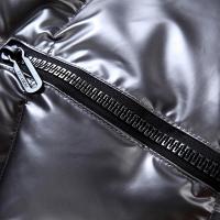 Unisex Shiny Waterproof Sleeveless Jacket Lightweight Puffer Vest - details 4