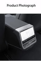 Cubierta De Ventilación Central Trasera Para Tesla Model 3 Highland 2024 Accesorios Interiores De Estilo Para Coche Material Fibra De Carbono Imitada - details 6
