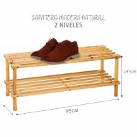 NAKLOE - Zapatero - Zapatero organizador de zapatos - Zapatero madera - Zapatero de madera - Organizador zapatos - - details 2