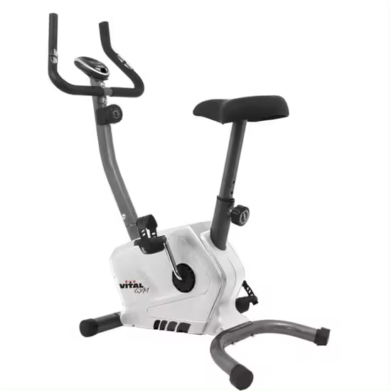 Vitalgym Bicicleta de Gimnasia Estática Vital Gym B6 con Sillín Cómodo y Fácil Transporte - 1