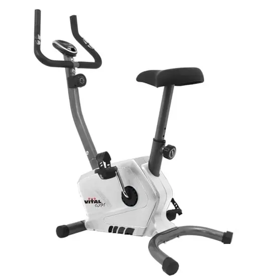 Vitalgym Bicicleta de Gimnasia Estática Vital Gym B6 con Sillín Cómodo y Fácil Transporte - 1