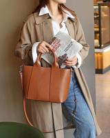 Bolso De Hombro Para Mujer De Cuero Genuino Lujo Diseñador Nueva Moda Tote Gran Capacidad Bolso Cruzado Común - details 16