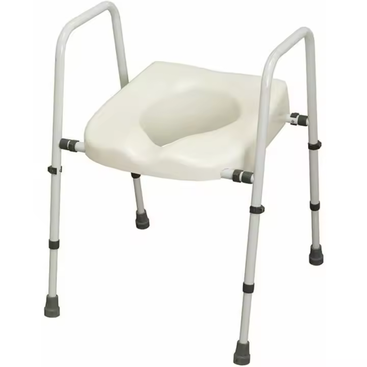 NRS Healthcare M66613 - Asiento para inodoro, altura ajustable - 1