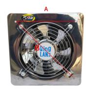 Ventilador De Extracción De Acero Inoxidable Para Cocina Y Ventana Tamaño 6'' 7'' 8'' Fanalizador Industrial De Tubo De Ventilación - details 1