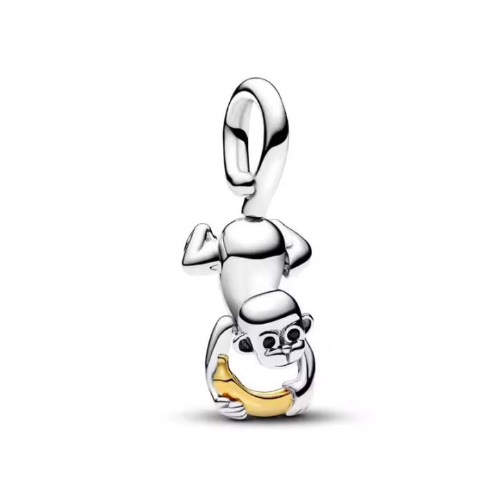 Charm Colgante Pandora Mono Móvil en Dos Tonos, Ref: 763343C01 - 1