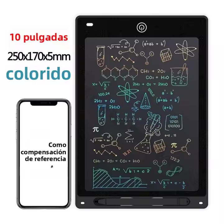 Tablet De Escritura LCD Para Niños Tablero De Dibujo Mágico Tamaño 10/12 Pulgadas Libreta De Dibujo Graffiti Juguete Regalo Para Niños - 1
