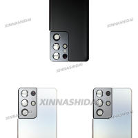 Carcasa De Batería Para Samsung S21 Ultra Con Marco De Cámara Y Lente Panel De Vidrio Trasero Cubierta De Plástico Compatible Con Marcas De Samsung - details 2