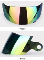 Visera Para Casco De Motocicleta UCHOOSE Lente Especial Negro Espejo Transparente Y Plateado Material Polyester Y Nylon - details 6