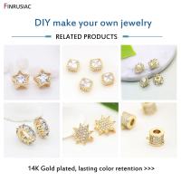 Prensa De Resorte De Latón Plateado En Oro 14k/18k Para La Fabricación De Joyas Abrazaderas De Lobster Redondas Para Pulseras Y Collares DIY - details 1