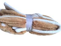 Manta Sofa de Borrego, Manta Doble Cara Franela y Sherpa, 100%, Manta sherpa doble cara 130x160, Manta suave y acogedora sherpa, Manta doble capa sherpa 130x160, Manta de sofá reversible sherpa, Manta grande sherpa para cama, Manta sherpa multiusos salón - details 4
