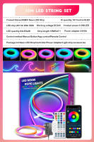 Luz De Neón RGBIC De 10M/32.6ft Con Control Remoto De 44 Botones Y Silicón Para Decoración De Hogar Y Dormitorio Luz LED Cambiante - details 5