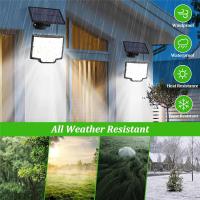 Lámpara Solar Exterior 172LED Con Sensor De Movimiento Y Control Remoto 3 Modos Para Patio Garage Jardín Protección IP65 ABS - details 13