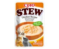 INABA Churu Stew - Guiso para Gatos - Premios Ricos y Cremosos - Sin Cereales, Conservantes, Colorantes - Pocas Calorías - PACK 12 X 40g - details 0