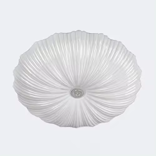 TECNOLUX EURO Plafón LED en forma de girasol, todo blanco, color cambiable, 3 colores claros de luz blanca, luz cálida y luz amarilla son opcionales, 30W+30W (Ø390MM) - 1