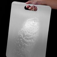 Tabla De Corte De Acero Inoxidable Engrosada Antibacteriana Y Antifúngica Accesorios De Cocina Doble Cara Resistente Al Desgaste - details 2