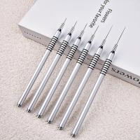 Set De 6 Pinceles Para Arte De Uñas Liner Diseño De Uñas Líneas Delgadas Y Puntos Dibujo De Uñas Para Polvo De Uñas UV Y Gel - details 6