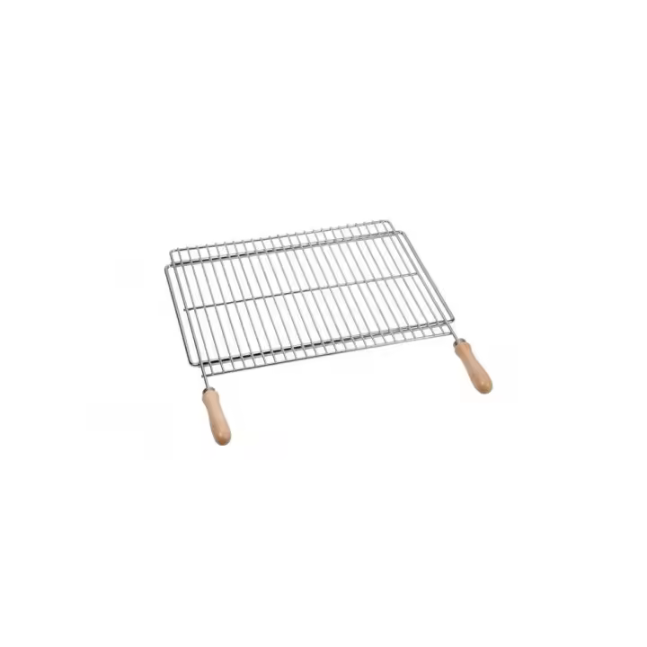 Parrilla extensible 10cm de acero zincado para barbacoa. Medida: 60x40cm. 2724 Sauvic - 1