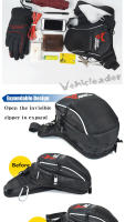 Bolsa De Motocicleta Fashion Con Pierna Bajada Hipo Fanny Pack Impermeable Para Exterior Casual Negro Material Oxford 1680D - details 3