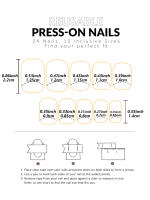 Uñas Postizas Francesas Cortas 24 PCs Con 1 Jelly Y 1 Archivo De Uñas Material ABS Estilo Diverso Sin Químicos De Alta Importancia - details 5