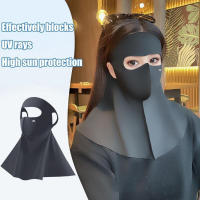 Máscara Facial Multifuncional De Seda Hielo Para Verano Protección Solar Y Respirabilidad Para Ciclismo Al Aire Libre - details 0