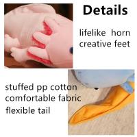 Peluche De 45cm De Axolote Colorido Kawaii Juguete Suave Para Niños Almohada De Peluche Larga Regalo Para Niños - details 1