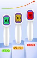 Termómetro De Temperatura Corporal No Contactando Para Adultos Y Niños Con Pantalla LCD Digital Infrarrojo Láser Médico Familiar - details 12
