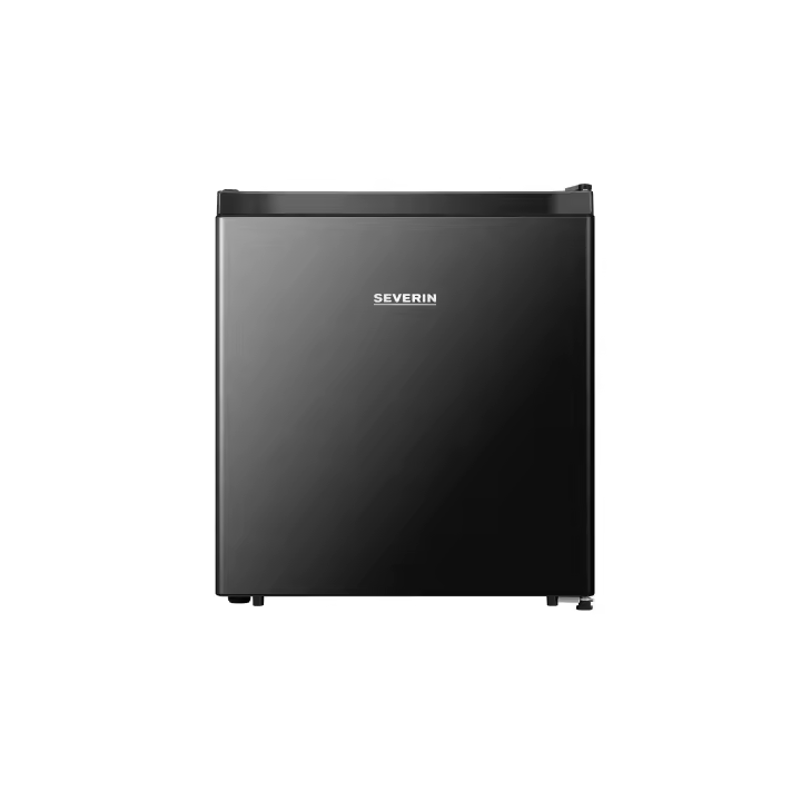 SEVERIN Mini nevera con compartimento de baja temperatura, nevera pequeña con estante intermedio, mini frigorífico de bajo consumo para hogares pequeños, 45 litros, negro, KB 8879 - 1