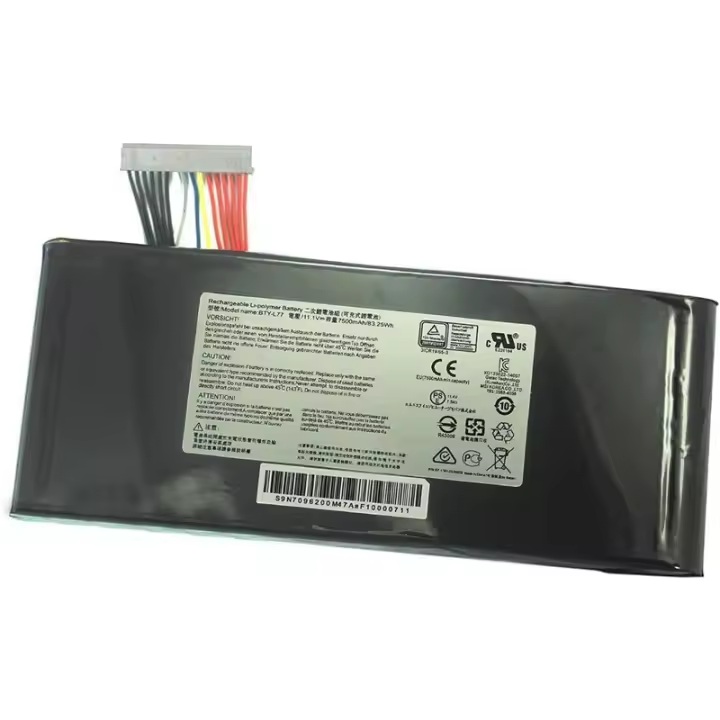Bateria Portatil Compatible 7500Mah Para Msi Gt72Vr 7Re Dominator Pro 83Wh 11.1V - 1
