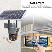Cámara WiFi Batería Solar Lente Dual Pantallas duales Cámara Exterior PIR Detección Humana Protección de Seguridad Cámaras de Video PTZ 4K 8MP - details 11