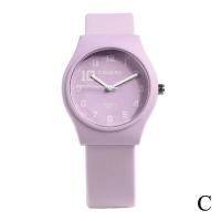 Reloj De Cuarzo Para Niños Y Niñas 36mm Color Caramelo Resistente Al Agua Con Correa De Silicona Moda Y Casual Para Estudiantes - details 17