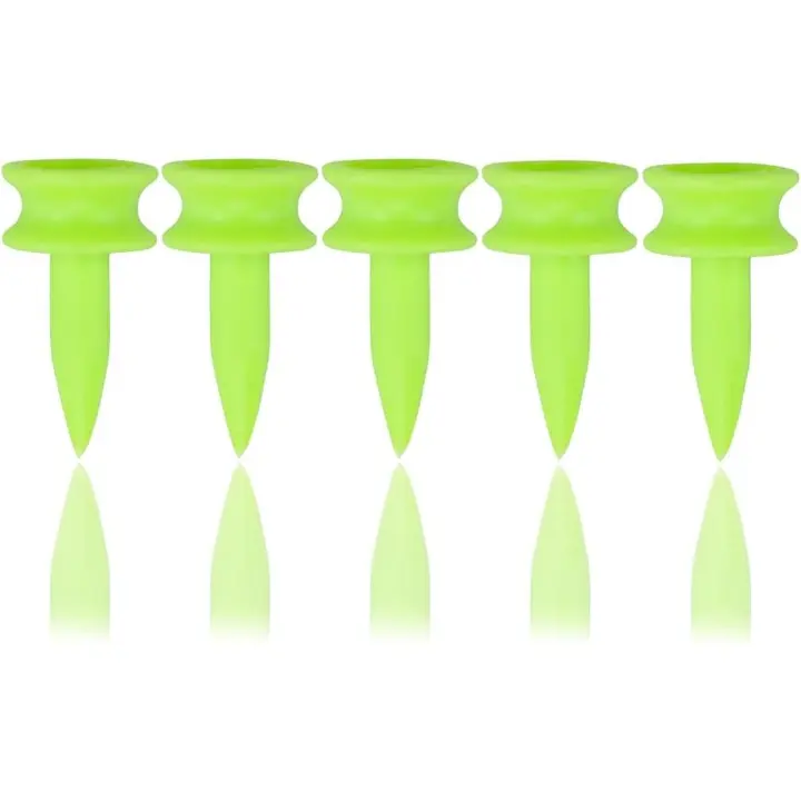Golf Tees plástico 25MM 100 cuenta pequeño verde Golf Tees 1 pulgada - 1