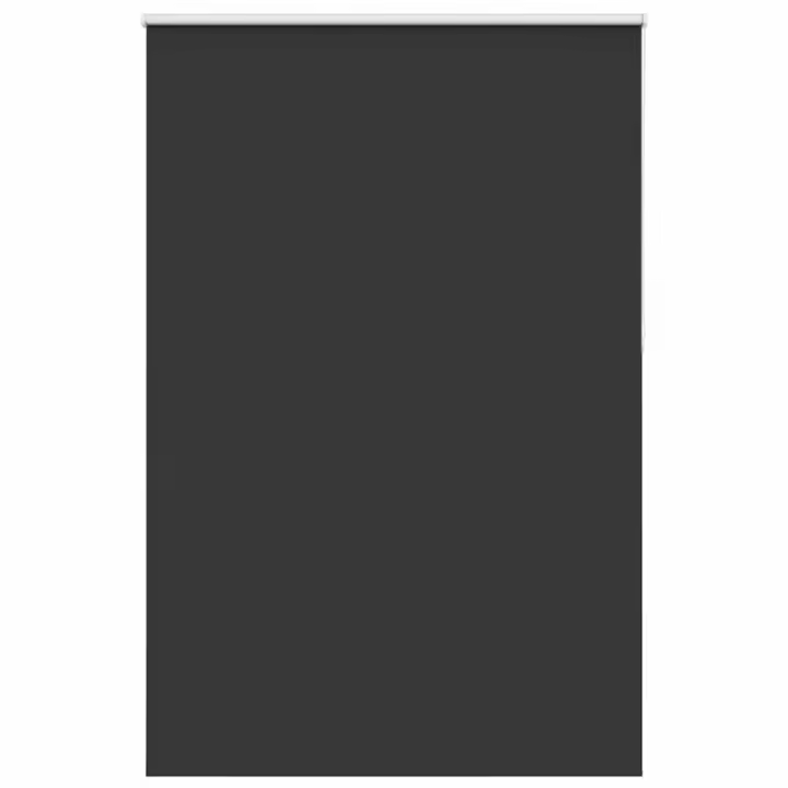 vidaXL Estor Enrollable Opaco negro 155x230 cm Tela Ancho 151,6 cm - 1