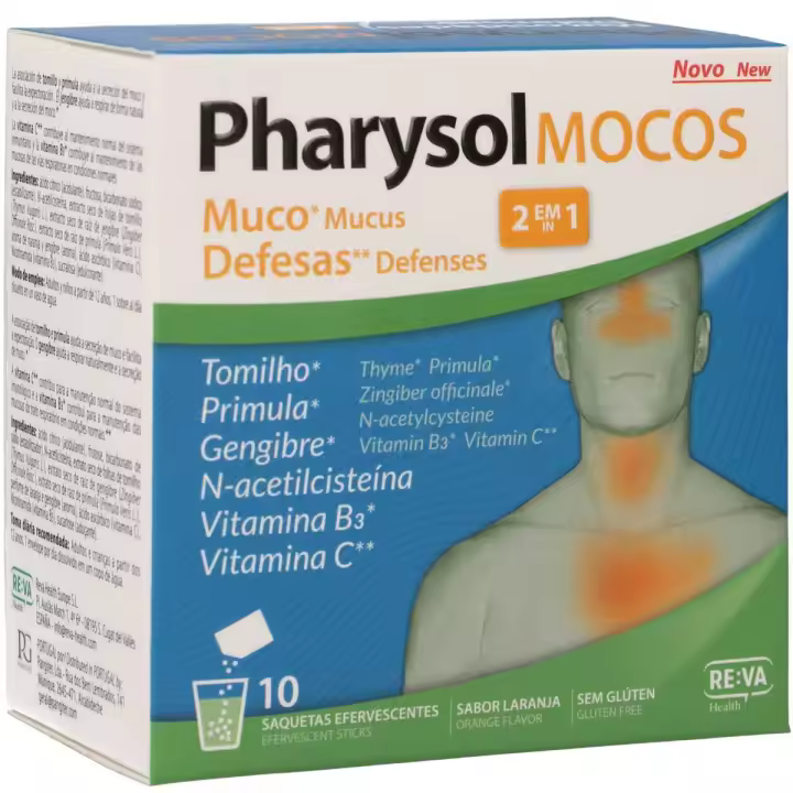 Pharysol Mocos 10 Sobres Efervescentes para la expectoración - 1