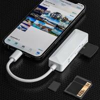 Mini lector de tarjetas de memoria 3 en 1 lector de tarjetas USB C lector de tarjetas TFSD XD 3 en 1 lector de tarjetas para teléfono portátil Tablet - details 2