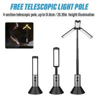 Linterna Plegable De Camping Luz Portátil Telescopio Recargable Por USB Lámpara De Tenda Con Base Para Exteriores Y Aventuras Al Aire Libre - details 4