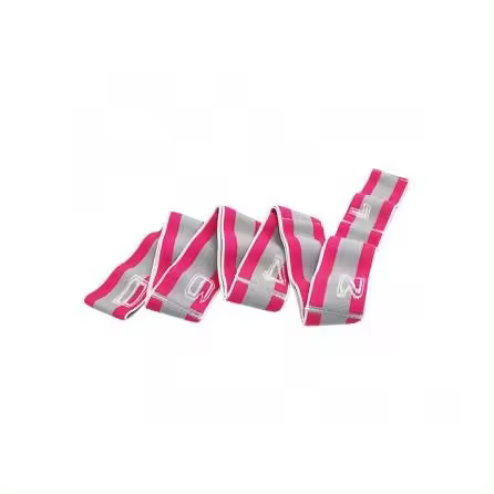 Banda Elástica Softee ELASTIJIM Rosa/Gris - Trabajo Muscular y Estiramientos - Alta Calidad - Medidas: 80x4cm - 1