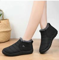 Botas De Invierno Impermeables Para Hombres Y Mujeres Con Peluche Grueso Suela Gruesa Botines De Nieve Calientes Para Parejas Zapatos De Exterior Con Lining De Plush - details 2