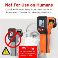 Gancho De Temperatura Infrarroja Handheld Lectura De Temperatura Superficial Con Láser IR Gancho De Temperatura Ajustable Emissivity - details 9