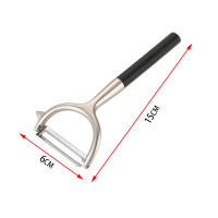 DESEOS Pelador giratorio de verduras, frutas, patatas | Removedor de manchas integrado | Aleación de zinc de alta calidad | Apto para lavavajillas - details 2