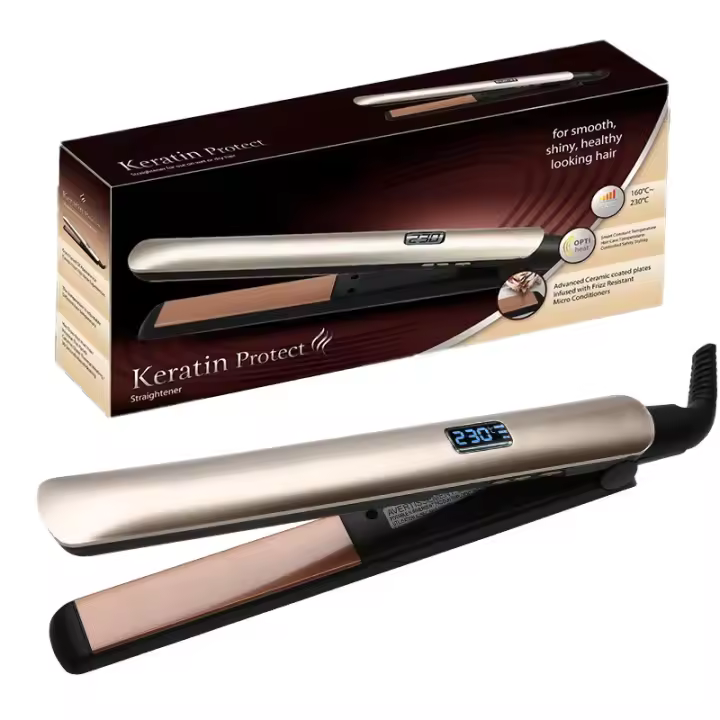 Pantalla digital inteligente Plancha para el pelo 2 en 1, plancha y rizador de 1 "230 °C para todo type de peinados - 1